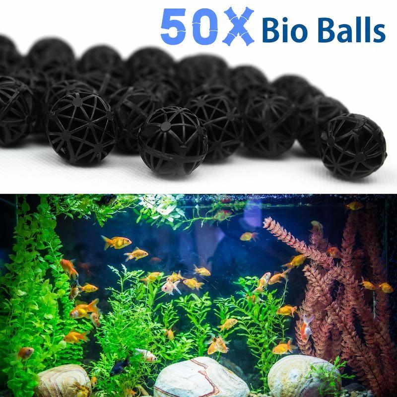 Aquarium Planting Ideas - 50 Buah Bola Filter Bio Akuarium