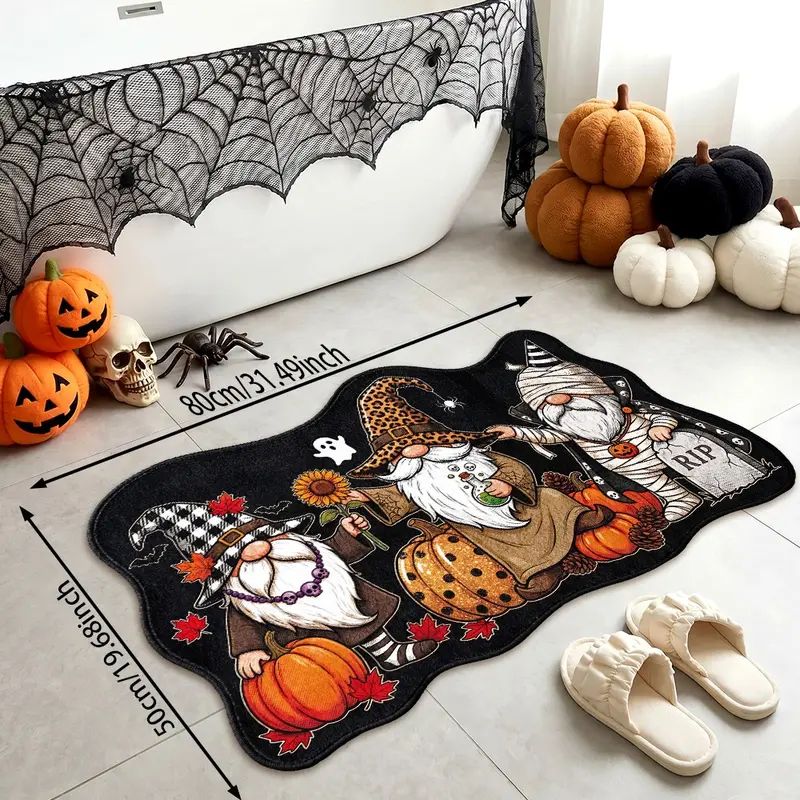 Aquarium Zombie - VIKAMA Karpet Halloween Motif Kustom: Gnome,