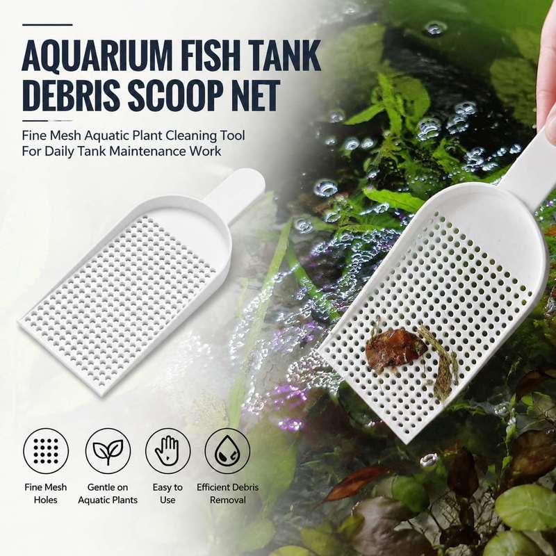 Aquarium Plant Utensils - Jaring Penyedot Kotoran Akuarium, Jaring Halus,