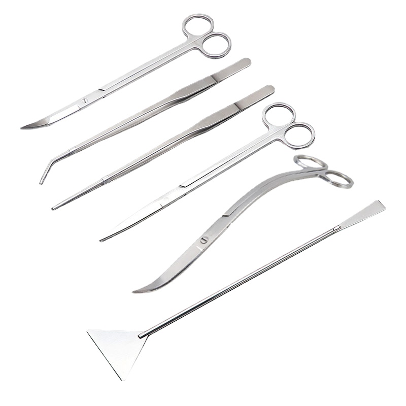 Aquarium Plant Utensils - Gunting akuarium, peralatan tangki ikan penjepit