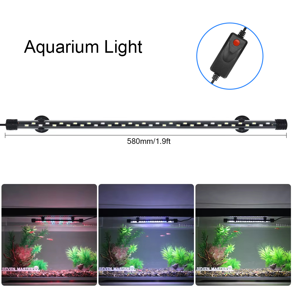 Aquarium Plant Light - Lampu LED dekorasi akuarium, 58CM lampu