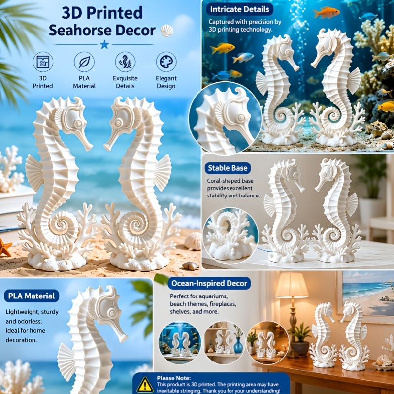 2 Buah Set Patung Karang Kuda  - Aquarium Planting Ideas ulasan dan harga