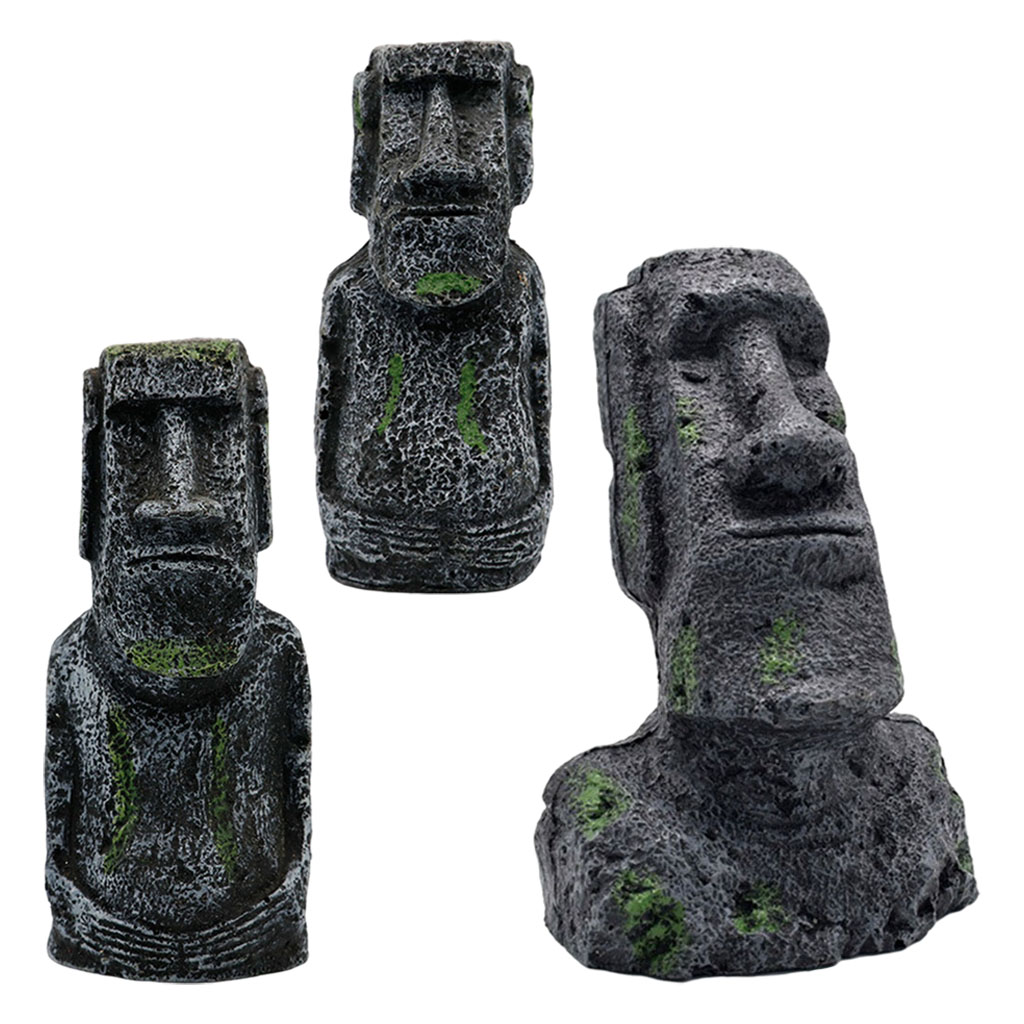 Akuarium Moai Patung kepala Pu - Aquarium Planting Ideas ulasan dan harga
