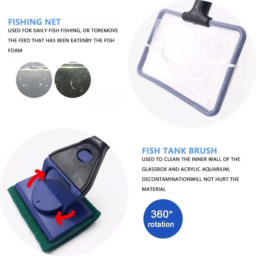 Alat Pembersih Akuarium 5in1:  - Aquarium Plant Gravel ulasan dan harga