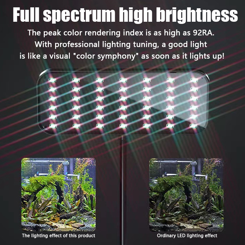 Lampu LED 13W Lampu Tanaman Ai - Aquarium Plant Light Spectrum ulasan dan harga
