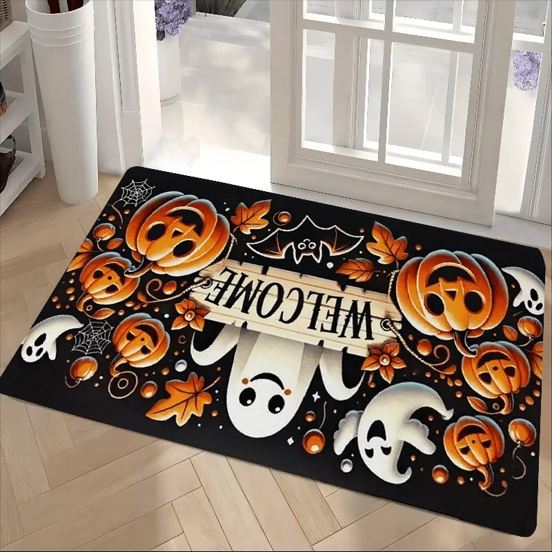 Karpet Halloween Motif Hantu L - Aquarium Zombie ulasan dan harga