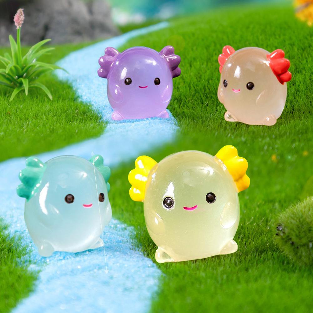 Miniatur Axolotl Bercahaya Dal - Aquarium Planting Ideas ulasan dan harga
