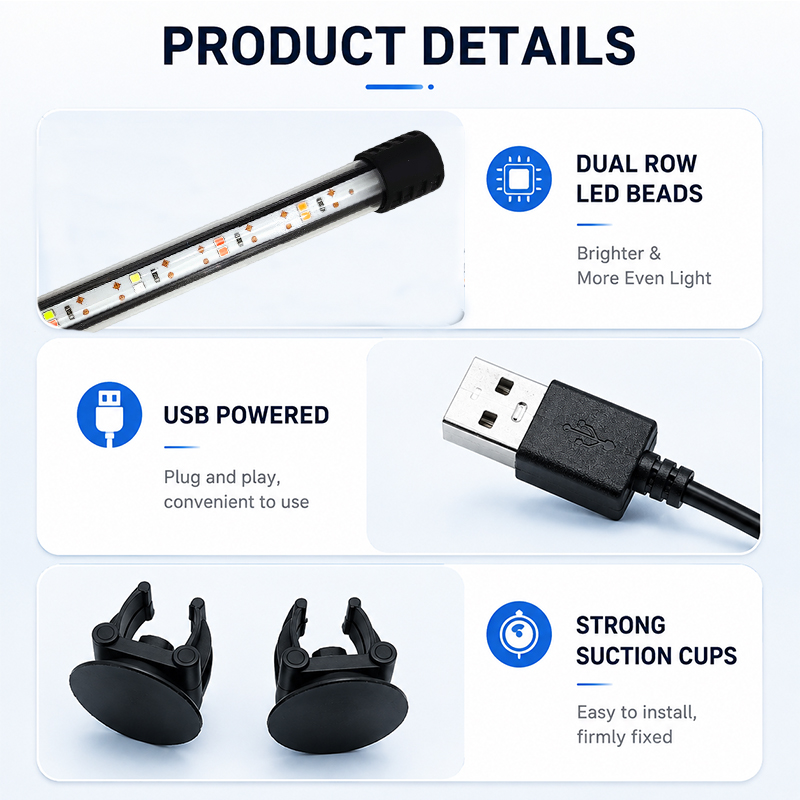 Lampu LED Strip Akuarium Spekt - Aquarium Plant Light Spectrum ulasan dan harga
