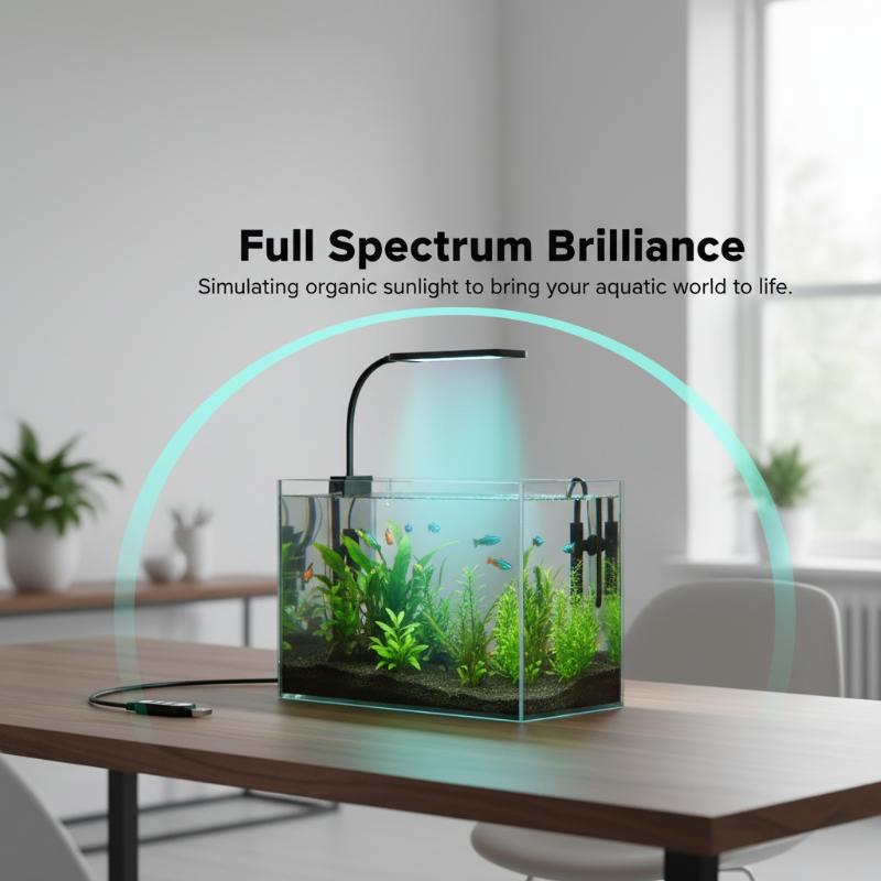 Lampu Klip Akuarium USB dengan - Aquarium Plant Light Spectrum ulasan dan harga