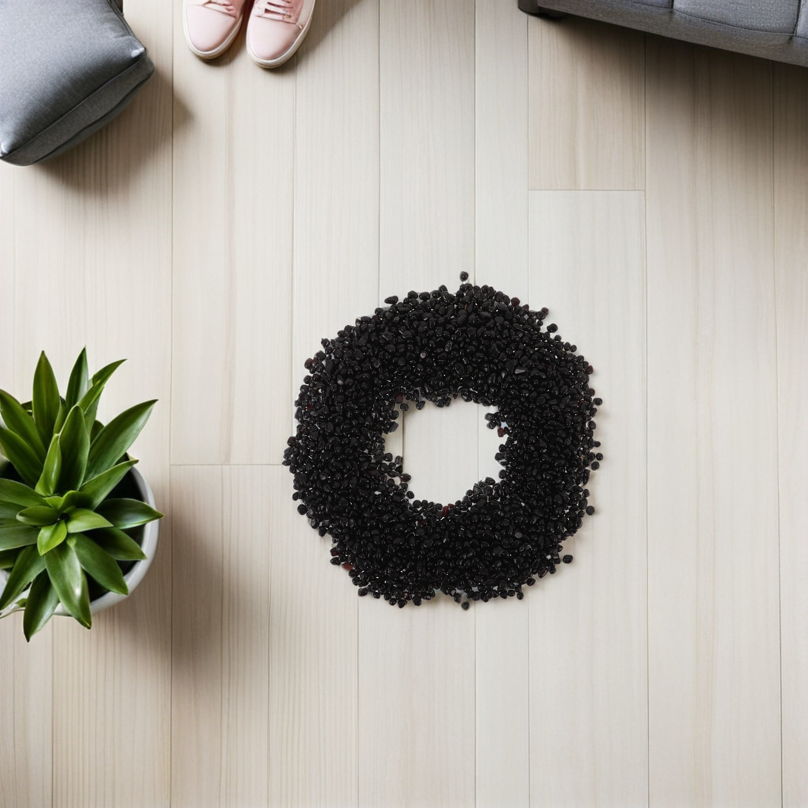 Hiasan Akuarium Kerikil Hitam, - Aquarium Plant Gravel ulasan dan harga