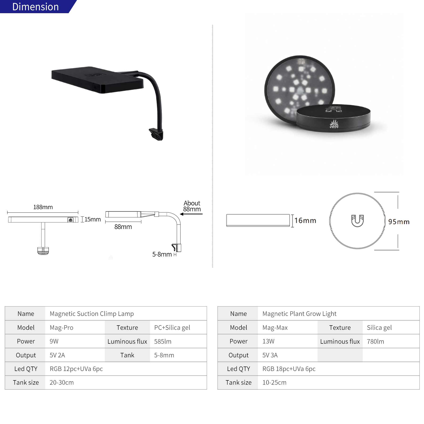 Lampu Tumbuh Tanaman dengan Te - Aquarium Plant Light ulasan dan harga