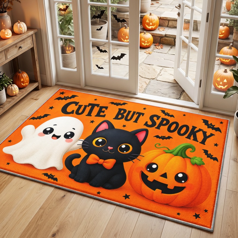 Keset Halloween Motif Kucing H - Aquarium Zombie ulasan dan harga