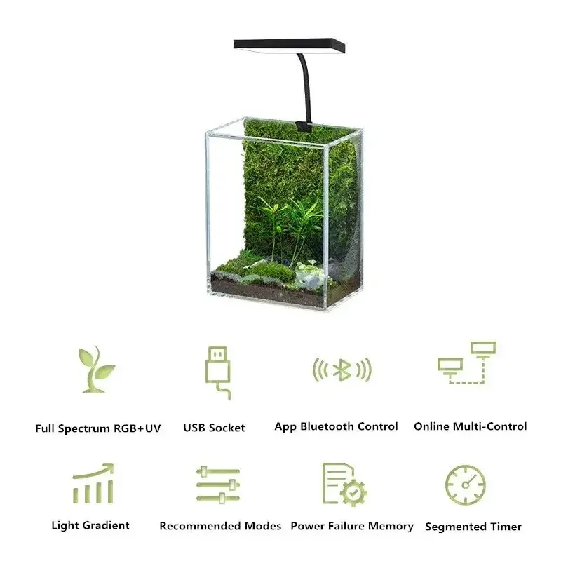 WEEK AQUA Mag Pro USB Nano Lam - Aquarium Plant Light Spectrum ulasan dan harga