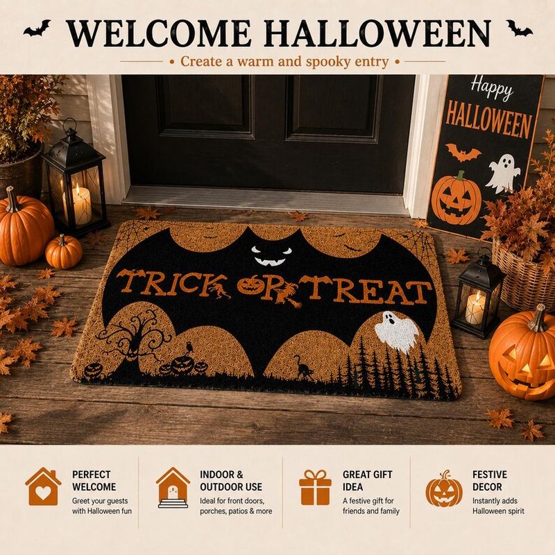 VIKAMA Keset Lantai Halloween  - Aquarium Zombie ulasan dan harga