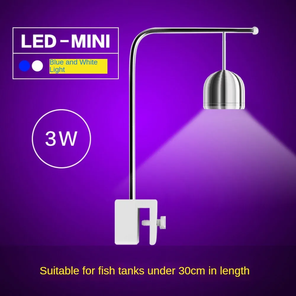 Lampu Klip Tangki Ikan Alumini - Planted Aquarium Jar ulasan dan harga