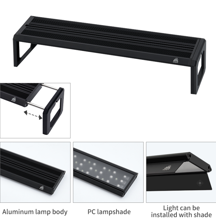 Lampu Akuarium LED UV RGB Seri - Aquarium Plant Light ulasan dan harga