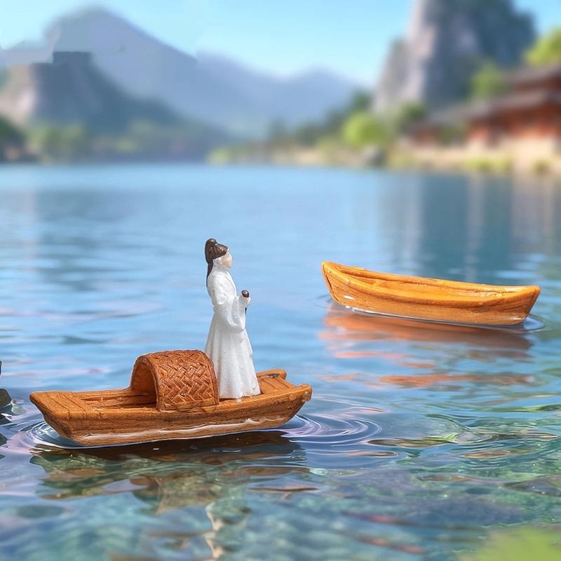 【S】Model Perahu Mini Mengamban - Aquarium Planting Ideas ulasan dan harga