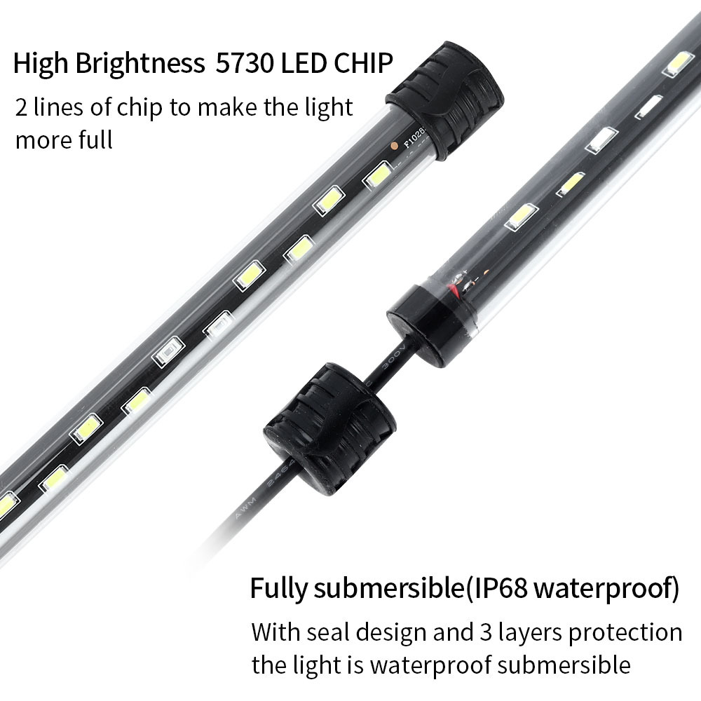 Lampu Akuarium LED 90-260V Lam - Aquarium Plant Light ulasan dan harga