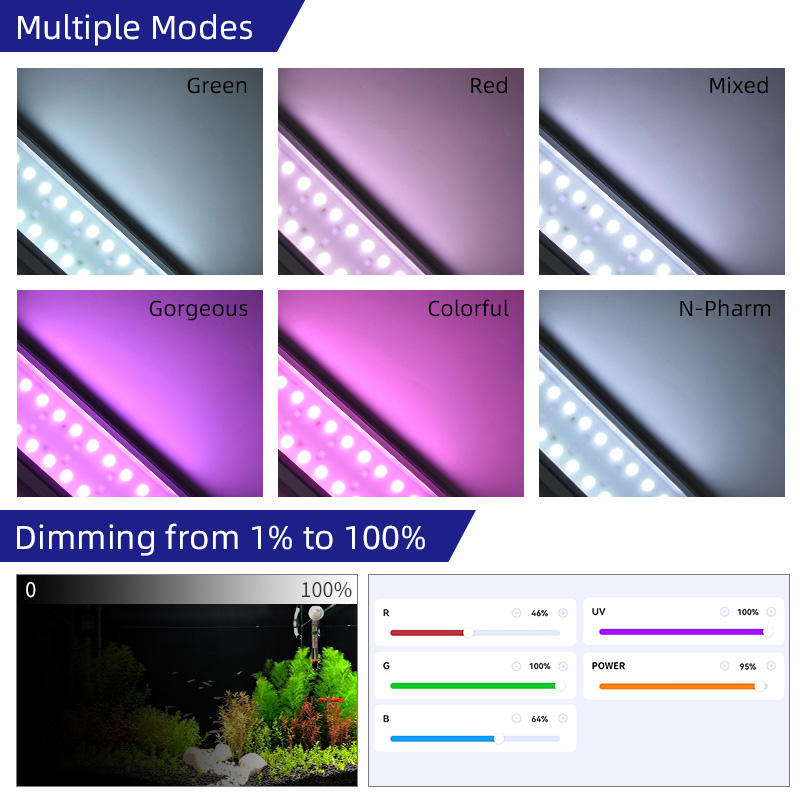 Lampu Tanaman Air LED Smart Aq - Planted Aquarium Uv Light ulasan dan harga