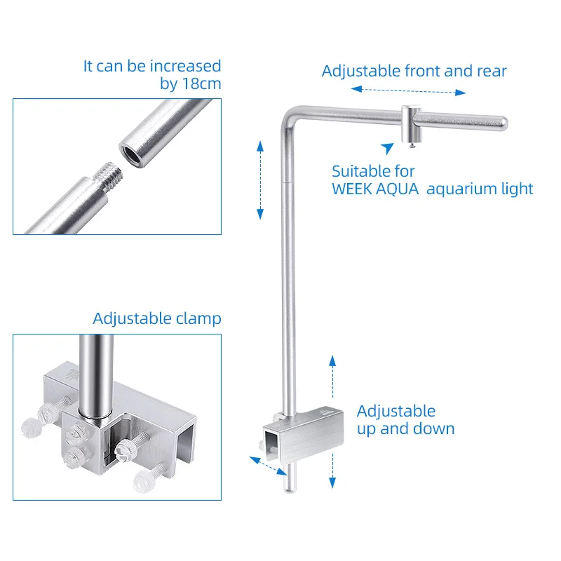 Minggu Aqua Light Stand Univer - Aquarium Plant Light ulasan dan harga